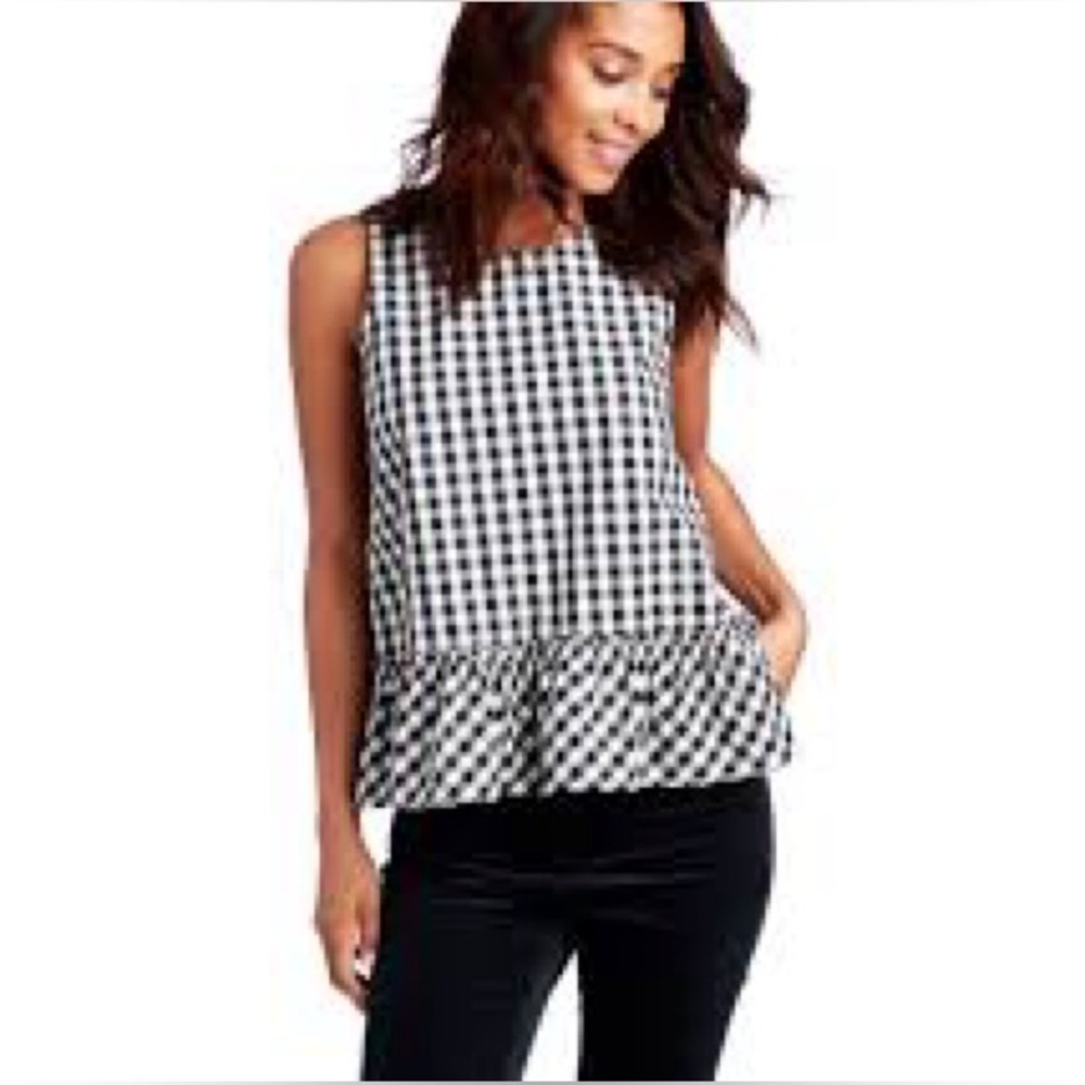 Vineyard Vines Gingham Sleeveless Top